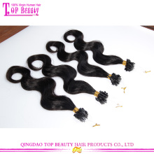 Wholesale Fashionable 6a Brazilian Virgin body wave Micro Loop Hair Extensions